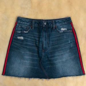 abercrombie and fitch denim skirt